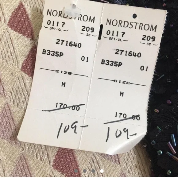 1990 Vintage Black Witchy Beaded Tank Top - Picture 5 of 6